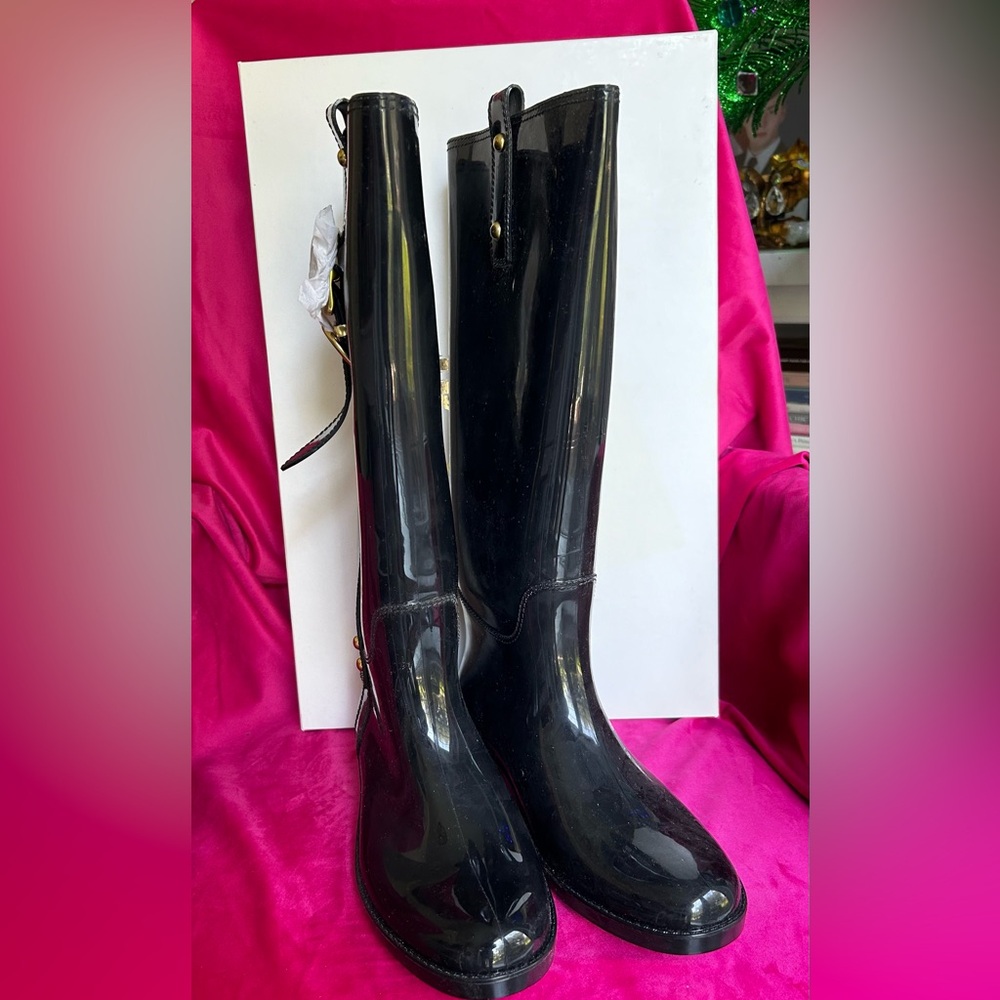 Coach rain boots